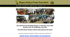 Desktop Screenshot of niagaraantiquepower.org